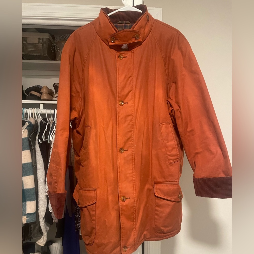 Vintage Burnt Orange Michael Mortell Coat View 2